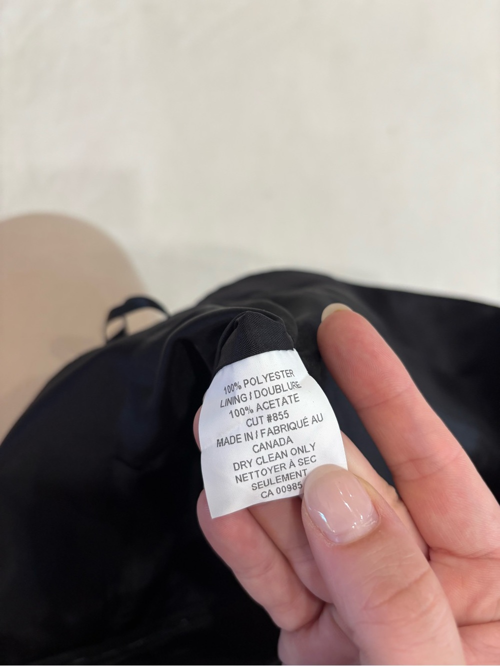 Holt Renfrew Black Satin Maxi Skirt - Picture 4 of 5